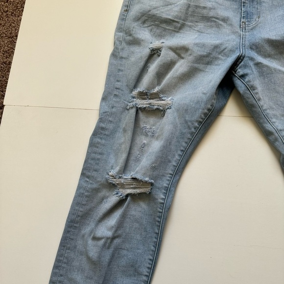 Pacsun slim taper distressed jean 36x32 blue - Picture 3 of 8